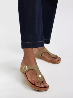 Groene Teenslipper -Vanharen 2169363 H10