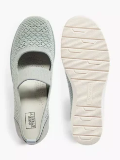 Easy Street Grijze Instapper Sleehak -Vanharen 2171558 H3