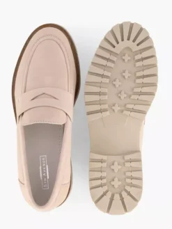 Lichtroze Nubuck Chunky Loafer -Vanharen 2171574 H3
