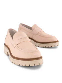 Lichtroze Nubuck Chunky Loafer -Vanharen 2171574 H5