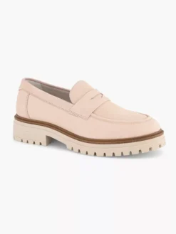Lichtroze Nubuck Chunky Loafer -Vanharen 2171574 H6
