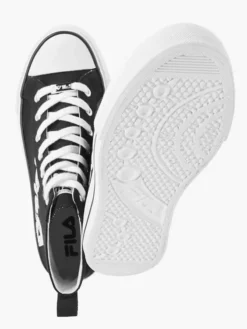 Fila Zwarte Canvas Hoge Sneaker -Vanharen 2172952 H3