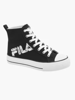 Fila Zwarte Canvas Hoge Sneaker -Vanharen 2172952 H6
