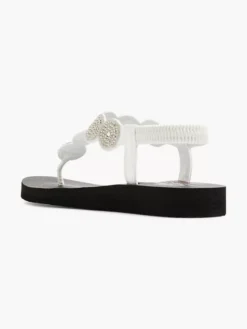 Skechers Witte Sandaal Steentjes -Vanharen 2173469 H3