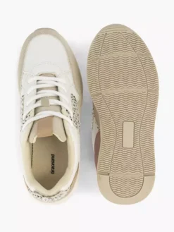 Zandkleurige Chunky Sneaker Panter -Vanharen 2173547 H3