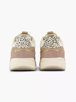 Zandkleurige Chunky Sneaker Panter -Vanharen 2173547 H4