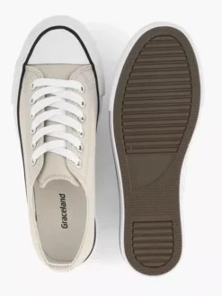 Beige Canvas Sneaker -Vanharen 2174238 H3