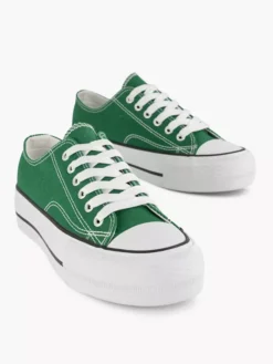 Groene Canvas Sneaker -Vanharen 2174249 H5
