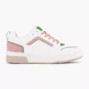 Witte Retro Sneaker Roze -Vanharen 2176075 H1