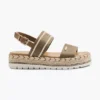 ESPRIT Groene Platform Sandaal Touw -Vanharen 2176679 H1