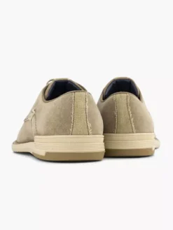 Zandkleurige Leren Veterschoen -Vanharen 2178455 H4