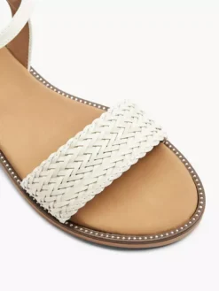 Witte Sandaal Gevlochten -Vanharen 2178750 H2