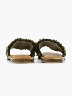 Groene Slipper Gevlochten -Vanharen 2179717 H4
