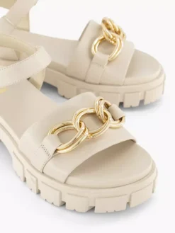 Beige Chunky Sandaal Sierketting -Vanharen 2179775 H5