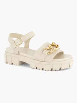 Beige Chunky Sandaal Sierketting -Vanharen 2179775 H6