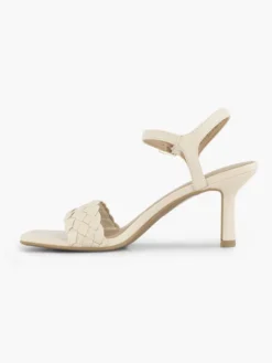 Beige Sandalette Gevochten -Vanharen 2180229 H2