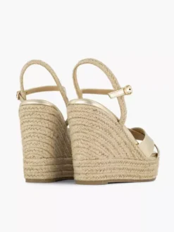 Gouden Espadrille Sleehak -Vanharen 2180253 H4