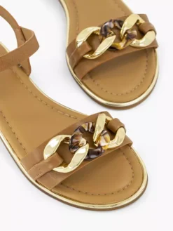 Bruine Sandaal Sierketting -Vanharen 2180377 H5