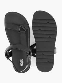 Zwarte Chunky Sandaal -Vanharen 2180581 H3
