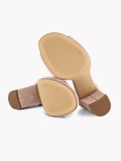 Lichtroze Suéde Sandalette -Vanharen 2180693 H3