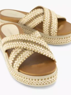 Beige Platform Sneaker -Vanharen 2180807 H3