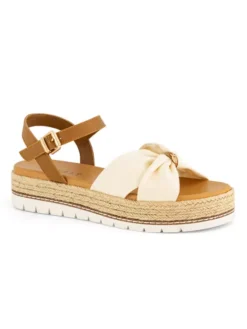 ESPRIT Beige Sandaal Touw -Vanharen 2180842 H6