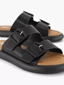 Zwarte Slipper Gespen -Vanharen 2180866 H5