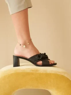 Zwart Muiltje Sierketting -Vanharen 2180912 H9