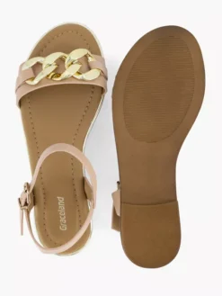 Lichtroze Sandaal Sierketting -Vanharen 2180923 H5