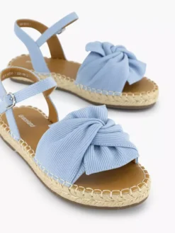 Lichtblauwe Sandaal Knoop -Vanharen 2181415 H5