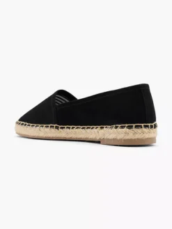 Zwarte Espadrille Touw -Vanharen 2181467 H3