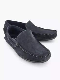 Easy Street Blauwe Suéde Instapper -Vanharen 2181551 H5