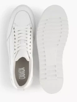 Witte Leren Sneaker -Vanharen 2181956 H3