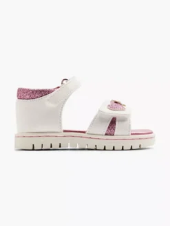 Witte Sandaal Hartje