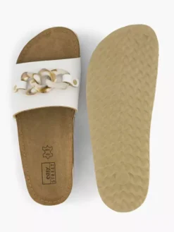 Easy Street Witte Slipper Siergesp -Vanharen 2184321 H3