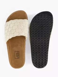 Easy Street Beige Slipper Knitted -Vanharen 2184347 H3