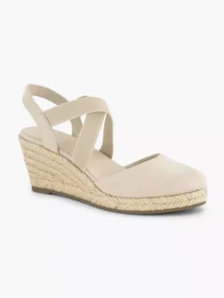 Beige Slingback Sleehak -Vanharen 2184725 H6