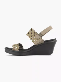 Skechers Taupe Ruble On- Sassy Dayz -Vanharen 2185215 H2