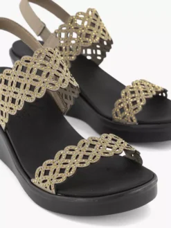 Skechers Taupe Ruble On- Sassy Dayz -Vanharen 2185215 H3