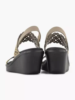 Skechers Taupe Ruble On- Sassy Dayz -Vanharen 2185215 H4