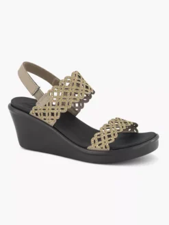 Skechers Taupe Ruble On- Sassy Dayz -Vanharen 2185215 H6