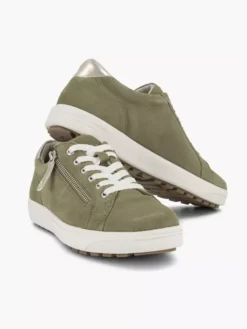 Groene Leren Sneaker -Vanharen 2186835 H5