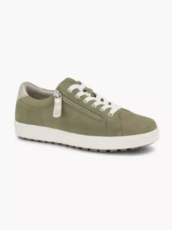 Groene Leren Sneaker -Vanharen 2186835 H6