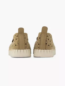 Zandkleurige Instapper Gevlochten -Vanharen 2189628 H4