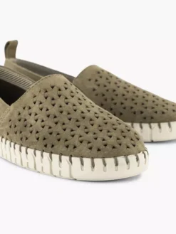 Taupe Suéde Loafer -Vanharen 2189646 H5