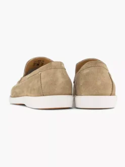 Beige Suéde Loafer -Vanharen 2191737 H4