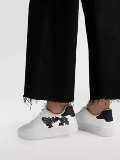 Witte Sneaker Bloemen -Vanharen 2191997 H10