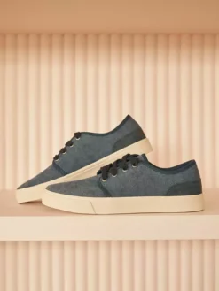 Blauwe Canvas Sneaker -Vanharen 2193730 H9