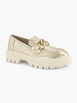 Gouden Metallic Chunky Loafer -Vanharen 2193765 H6