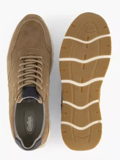 Bruine Suéde Sneaker -Vanharen 2196169 H3